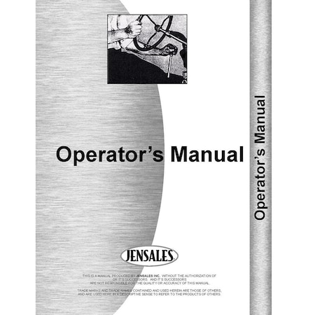 Operators Manual Fits Case IH Harvester Tractor Model 560 Diesel